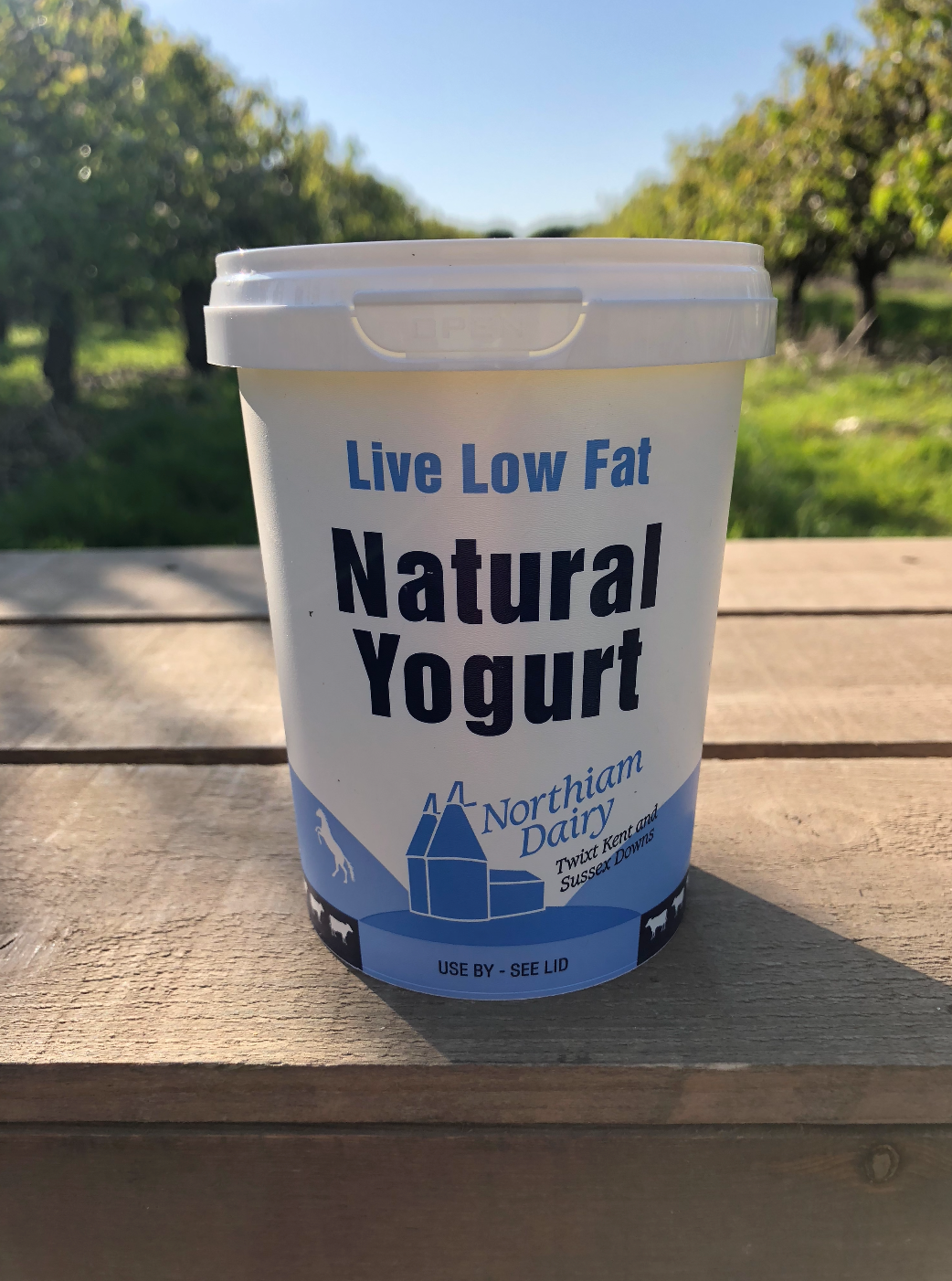 Northiam Dairy Natural Yoghurt - Cherries & Carrot Tops