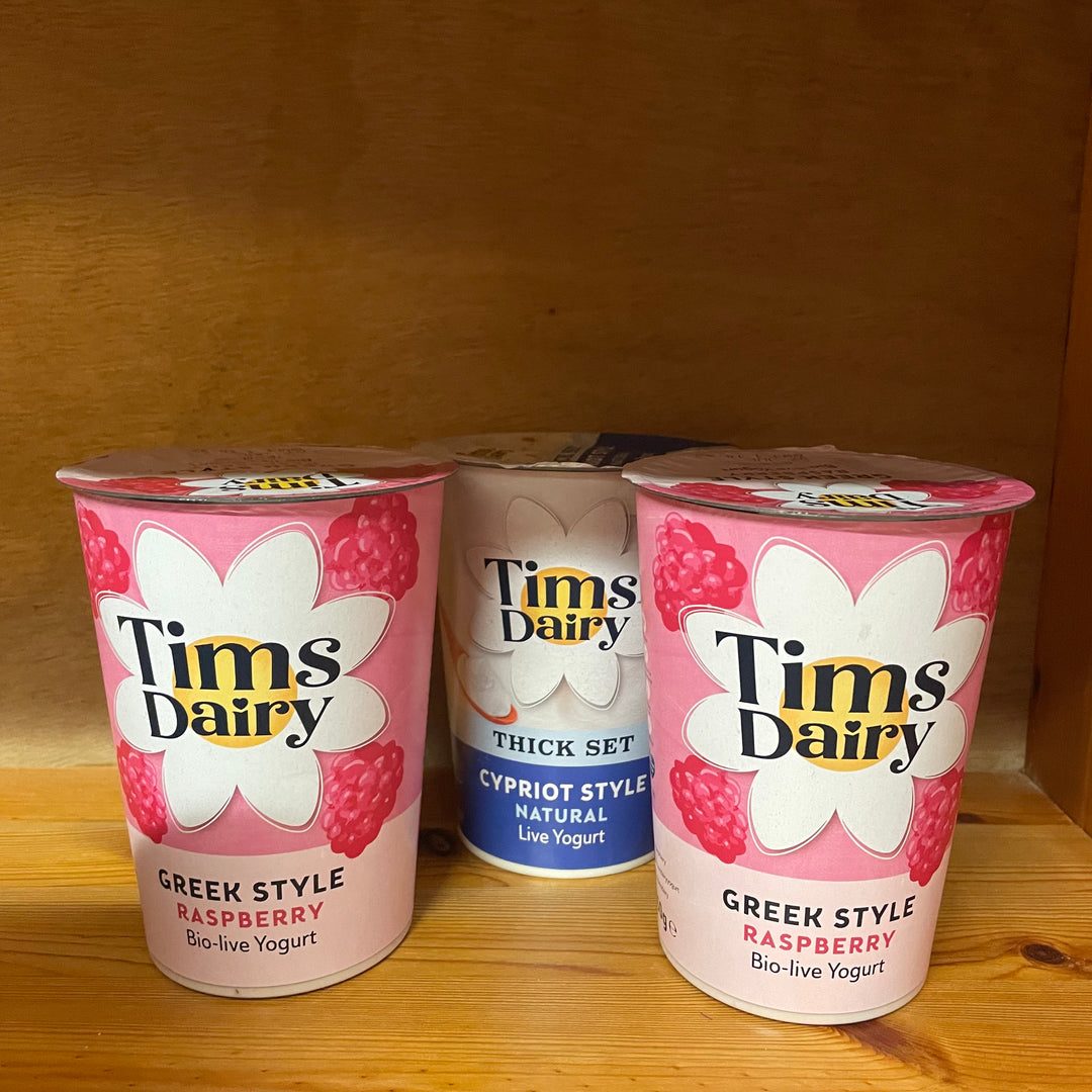 Tim’s dairy Raspberry Greek Style Yoghurt