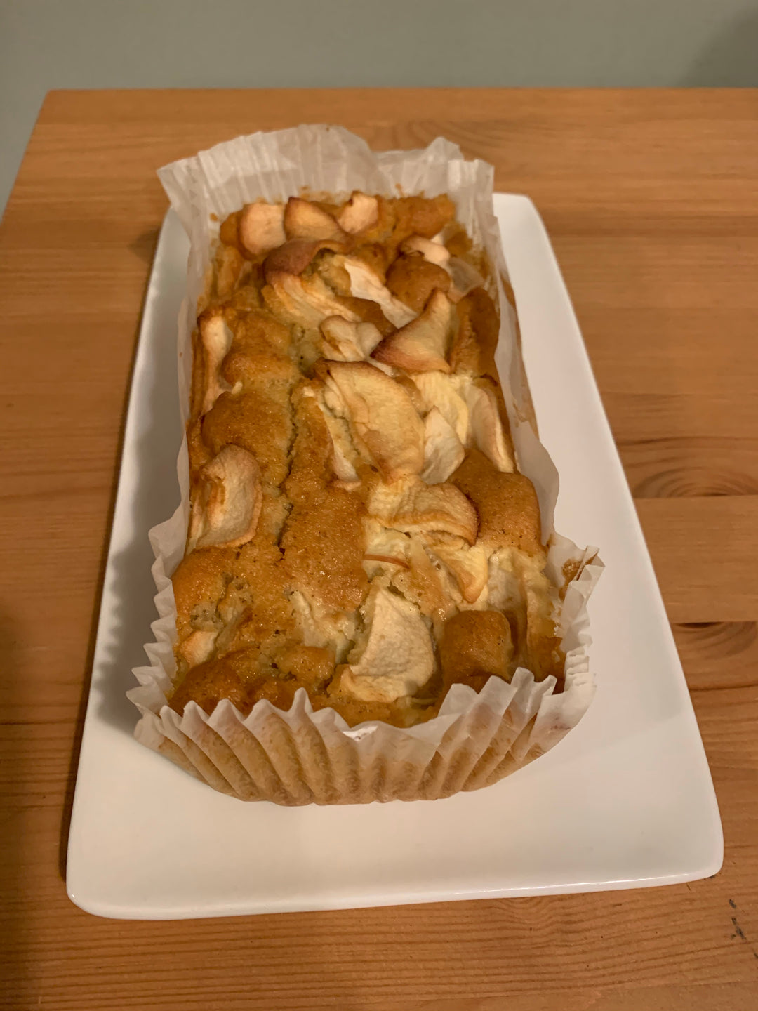 Apple cake loaf
